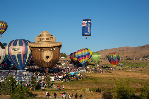 Hot Air Balloons Lift Off in Reno